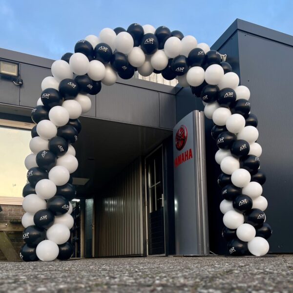 Ballonnenboog met bedrukking