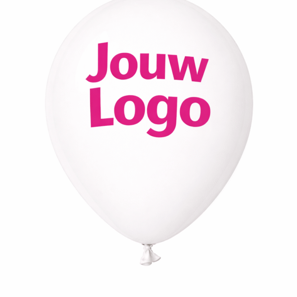Bedrukte ballonnen 1 kleur