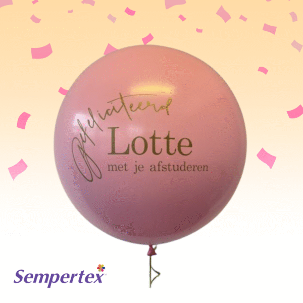 Bedrukte reuze ballon 90 cm