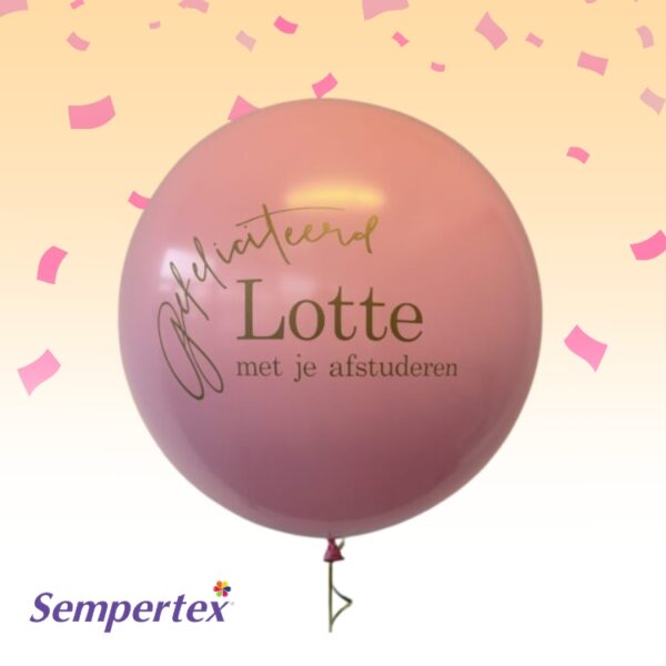 Bedrukte reuze ballon 60 cm